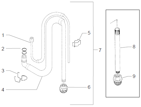 660xc Siphon Assembly